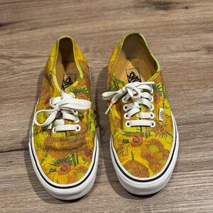 Vans Women's Van Gogh Museum Sunflowers Authentic Sneakers Size W8
